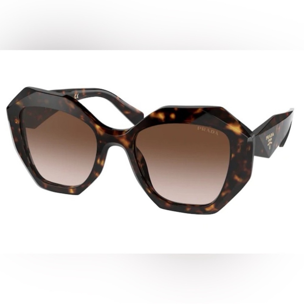 Authentic Prada SPR 16W Tortoise Oversized
Sunglasses